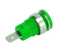 Badafaci Prise Banane, 4 Mm, Cuivre Rouge, Longue Durée de Vie, pour Tests électriques, avec D'excellentes Performances de Transmission, pour Tests électroniques (GREEN)