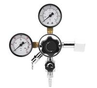 Badafaci Régulateur CO2 pour Bière, Équipement de Brassage Maison à Double Manomètre for Brassage de Bière à Domicile