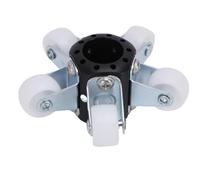 Badafaci Roue de Guidage de Caméra D'égout 23 Mm, Couvercle de Protection pour Caméra D'inspection D'égout de 100 Mm Au-dessus de Tuyau avec 5 Roues en Acier Inoxydable et Nylon Durable