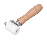 Badafaci Rouleau de Couture Lissant Résistant aux Hautes Températures, Rouleau de Pressage Ergonomique en Bois pour Membrane d'étanchéité en PVC, Outil de Construction Idéal