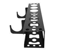 Badafaci Support d'étanchéité Mural, 6 Fentes Double Couche Métal (6 | Support de pistolet et de tube à calfeutrer, fer antirouille, plaque arrière pré-percée, organisateur mural de garage de