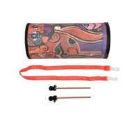 Badafaci Tambours Bongo 7 Pouces, Résine de Bois | Percussion portative, son mélodieux et net, finition polie lisse, comprend des et une sangle, entraînement au rythme.