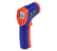 Badafaci Thermomètre Infrarouge Numérique avec émissivité Réglable pour Four à Pizza et Barbecue, Pistolet à Température Portable sans Contact pour la Cuisson à Usage Industriel, Réponse Rapide de