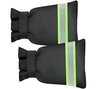 badaren 2Pcs Housse Robinet Extérieur, Couvercle Antigel pour Robinet d'Hiver, Protection Robinet Exterieur, Housse de Robinet de Jardin Imperméable pour Protéger du Gel (S-Réfléchissant)