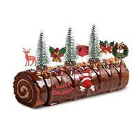 badaren Decoration Gateau de Noel Cupcake Toppers 10 Pièces Topper de Gâteau de Noël, Cake Tropper Noel Gâteau Decoration, Noël Gâteau Toppers pour Décorations de Gâteau de Fête