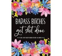 Badass Bitches Get Shit Done 2026-2027 Sweary Monthly Planner: Funny Organizer with Two-Year Calendars, Swear Word Quotes, and Cussing Affirmations ... Christmas Gag Gift or White Elephant Gift