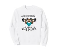 Badass Grandpa, C'est Toujours Mieux qu'un Coup de Pied dans Les Noix Sweatshirt
