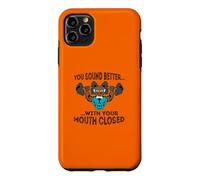 Badass Grandpa : Tu parles Mieux avec la Bouche fermée. Coque pour iPhone 11 Pro Max