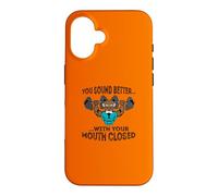 Badass Grandpa : Tu parles Mieux avec la Bouche fermée. Coque pour iPhone 16