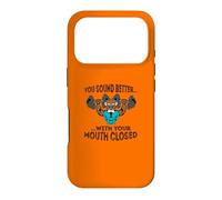 Badass Grandpa : Tu parles Mieux avec la Bouche fermée. Coque pour iPhone 17 Pro
