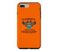 Badass Grandpa : Tu parles Mieux avec la Bouche fermée. Coque pour iPhone 7 Plus/8 Plus