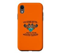 Badass Grandpa : Tu parles Mieux avec la Bouche fermée. Coque pour iPhone XR