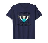 Badass Grandpa : Tu parles Mieux avec la Bouche fermée. T-Shirt
