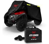 Badass Moto Housse Triple imperméable Robuste pour 4 Roues, résistante aux déchirures et réfléchissante de Nuit pour Quad à Quatre Roues avec imperméabilisation, Fermeture éclair et aérations faciles