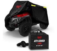 Badass Moto Housse Triple imperméable Robuste pour 4 Roues, résistante aux déchirures et réfléchissante de Nuit pour Quad à Quatre Roues avec imperméabilisation, Fermeture éclair et aérations faciles