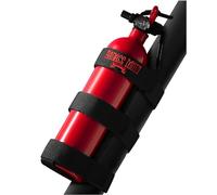Badass Moto Support d'extincteur pour Jeep Wrangler Roll Bar - Facile 1 Min. Installation sans Outils pour JK JKU JL TJ CJ. Matériel en Acier Inoxydable. Accessoires. pour Jeep Lover Cadeaux.