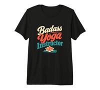 Badass Professeur de Yoga Humour T-Shirt Haut de Gamme