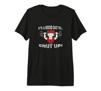 Badass Santa C'est Une Bonne journée pour se taire T-Shirt Haut de Gamme