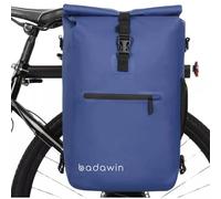 BADAWIN Sac à Dos de Vélo 3 en 1 - Sacoche Porte-Bagage arrière de vélo, Sac à Dos étanche et Sacoche Bandoulière - Imperméable & Réfléchissante - Compartiment ordinateur - Grand volume 30L