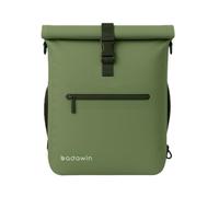 BADAWIN Sac à Dos de Vélo 3 en 1 - Sacoche Porte-Bagage arrière de vélo, Sac à Dos étanche et Sacoche Bandoulière - Imperméable & Réfléchissante - Compartiment ordinateur - Grand volume