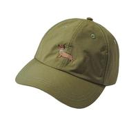 Baddery Gassi Bonnet : Teckel - Cadeau pour propriétaires de chiens - Casquette pour hommes et femmes - Casquette de chasse chasseur (taille unique - vert olive)