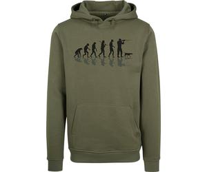 Baddery Pull de chasseur pour homme - Évolution du chasseur - Cadeau pour chasseur - Pull de chasse pour homme - Vêtement de chasse - Accessoires de chasse, army, XXXL