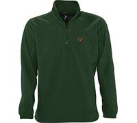 Baddery Pull-Over Polaire de Chasseur pour Homme : Cerf (S)