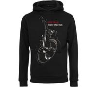 Baddery Sweatshirt à Capuche Biker pour Homme - Pull pour Homme - Cadeau pour Motocycliste - Ensemble d'Accessoires de Vêtement pour Moto, M