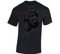 Baddery T-shirt viking pour homme | T-shirt Walhalla | T-shirt Viking pour homme, « See You in Valhalla », 6XL grande taille extra tall