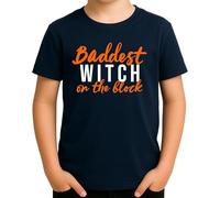 Baddest Witch on The Block - Design cool de sorcières d'Halloween pour vous, Noir , 116 cm