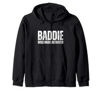 Baddie Boss Mode Activé Femelle Autonomisant Femmes Fortes Sweat à Capuche