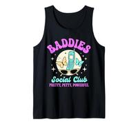 Baddie Social Club Funny Girly Bestie Débardeur