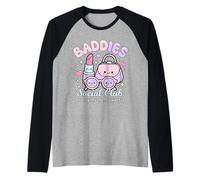 Baddie Social Club Funny Girly Bestie Manche Raglan