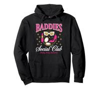 Baddie Social Club Funny Girly Bestie Sweat à Capuche