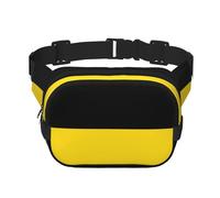 Bade-Wurtemberg Sac banane carré double couche avec sangle réglable au niveau de la poitrine, pour voyage, entraînement, course à pied, imprimé avec