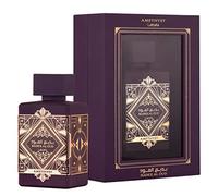 Badee Al Oud Amethyst Eau de parfum unisexe, 100 ml, parfum frais, fruité, floral et boisé pour homme et femme, flacon pulvérisateur élégant