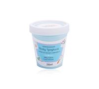 BadeFee Yaourt corporel « Candy Line » (Silky Cotton) 200 ml - Lotion corporelle légère et hydratante pour une peau soignée et souple, végétalienne et sans cruauté envers les animaux, fabriqué en