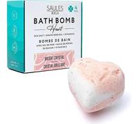 Badekugel Herz cristal brillant -- 90g