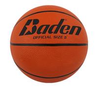 Baden Basic Basketball Ballon de Basket - Ballon de Basket en Caoutchouc Classique pour l'entraînement, l'école et Les Loisirs - Ballon de Basket Durable pour Enfants et Adultes