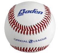 Baden Official League Lot de 12 balles de Baseball en Cuir avec Coutures surélevées
