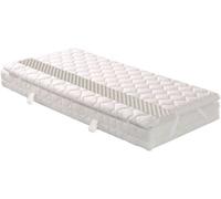 Badenia Bettcomfort Senso, Surmatelas avec à structure bosselée, Blanc, 140 x 200 cm