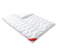 Badenia Bettcomfort Trendline Basic, Duvet, pour l'hiver, Blanc, 135 x 200 cm