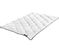 Badenia Bettcomfort Trendline Micro, Duvet, pour la transition, Blanc, 155 x 220 cm