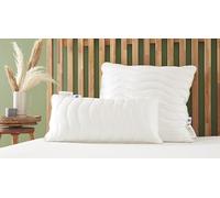 Badenia Trendline Coussin Eco Aerelle Blue 80 x 80 cm, Blanc, certifié Öko-Tex, Produit Selon Les Normes de qualité allemandes