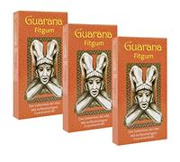 BADERs de la pharmacie. Guarana Fitgum. Gomme à mâcher pour plus d'énergie avec de la caféine de guarana. 3x24 carrés de chewing-gum