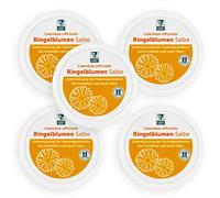 BADERs pommade de souci de la pharmacie. Calendula officinalis avec de précieux extraits de plantes 5 x 18ml