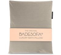 BADESOFA Coussin de bain I Support dorsal pour un bain plus relaxant I Coussin de bain I Coussin de piscine I Beige I L (80 x 60 x 20 cm)