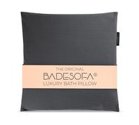 BADESOFA® Coussin de bain taille M, de qualité supérieure, confortable, fabriqué en UE, lavable, à séchage rapide, anthracite, pour baignoires larges et carrées