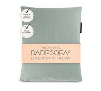 BADESOFA® Coussin de bain taille S, de qualité supérieure, confortable, à séchage rapide, fabriqué en UE, lavable, vert, s'adapte à toutes les baignoires