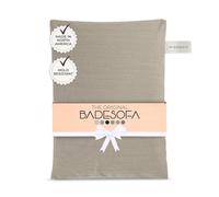 BADESOFA® Coussin de siège de baignoire | pour un bain confortable | Fabriqué en UE | Coussin sous-marin lavable | Coussin de bain beige | Accessoires de baignoire Wellness | Convient pour baignoire,